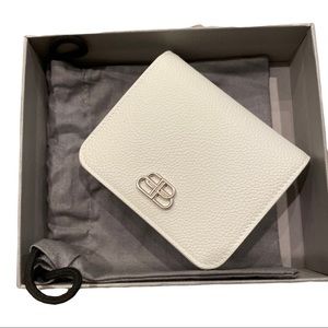 White Balenciaga Wallet